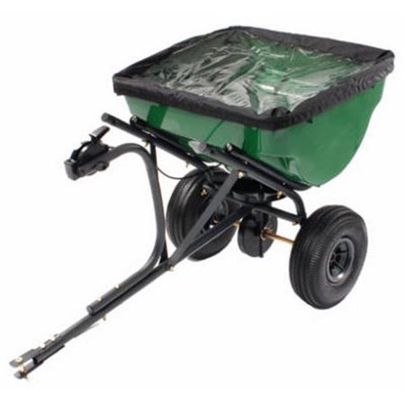 PRECISION PRODUCTS Precision Products TBS4500PRCGY 100 lbs. Tow Behind Broadcast Spreader 121296